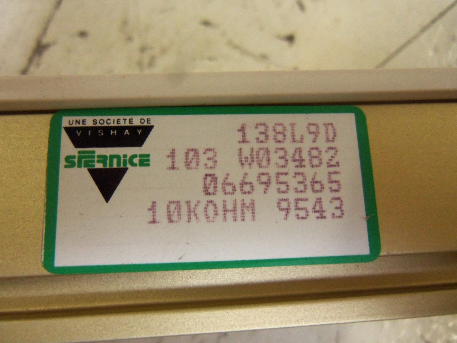 SFERNICE 138L9D CYLINDER UNMP