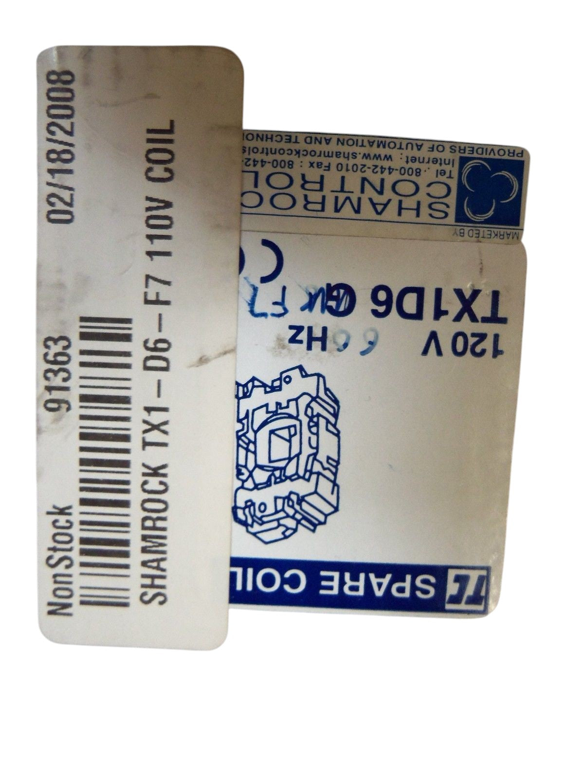 SHAMROCK CONTROLS SPARE COIL TX1D6F7 UNMP