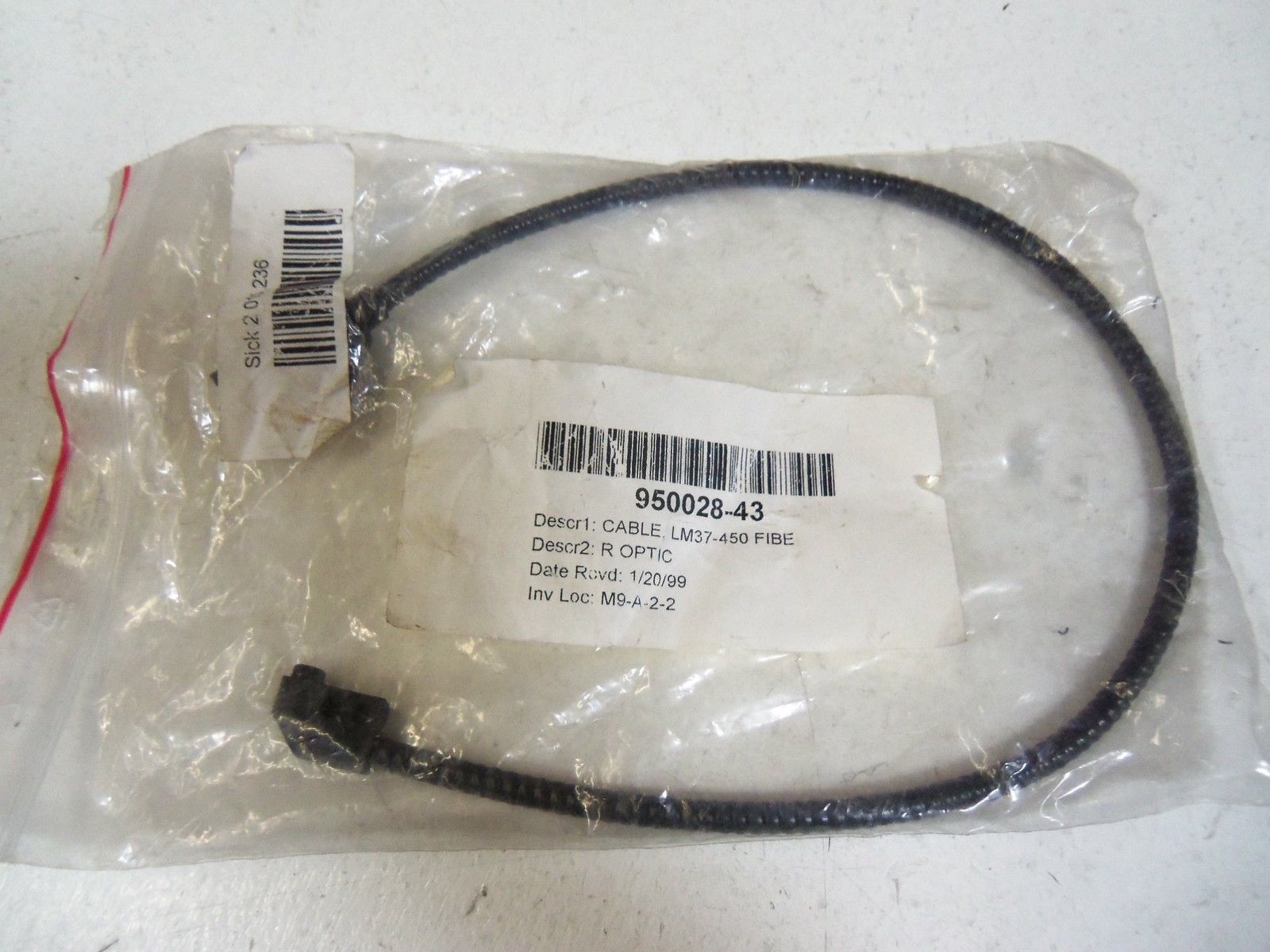 SICK CABLE LM37-450/98 FIBER OPTIC  *NEW IN BAG*