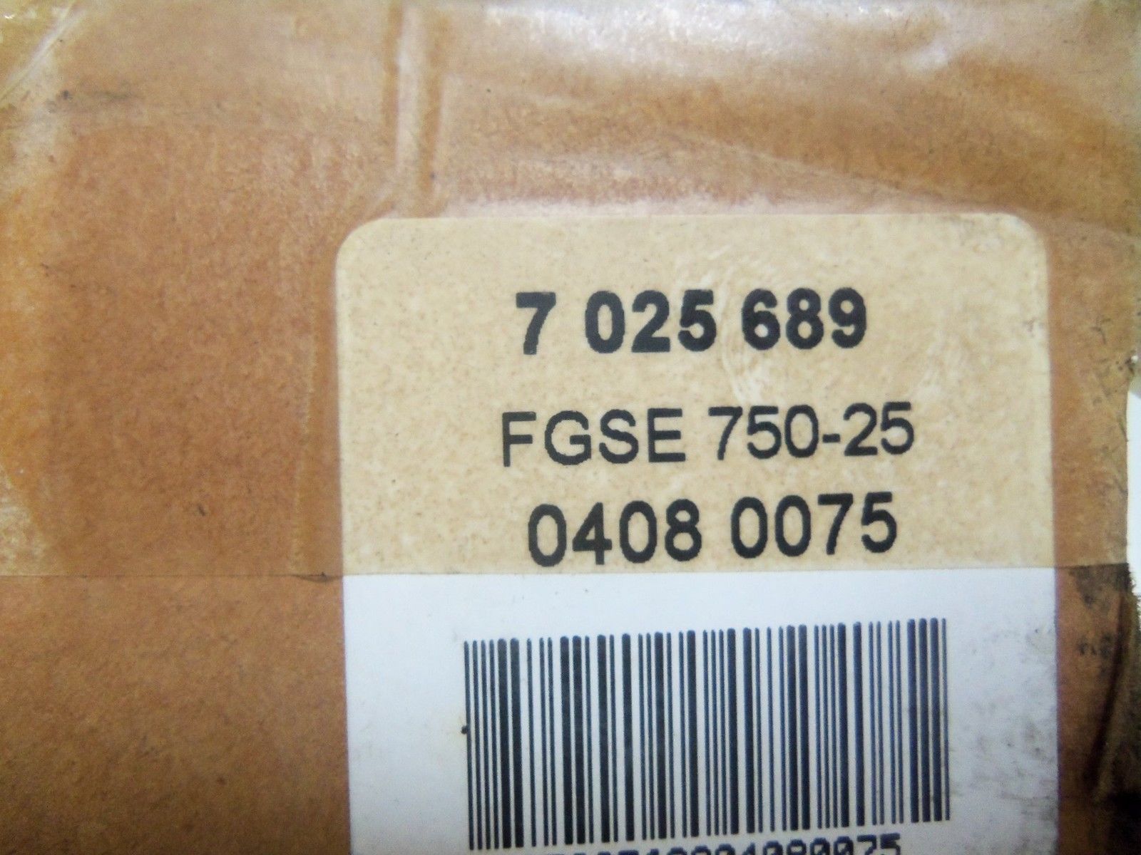 SICK FGSE750-25 LIGHT CURTAIN RECEIVER NSMP
