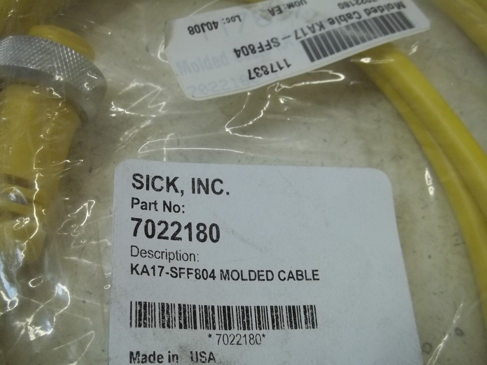 SICK KA17-SFF804 MOLDED CABLE NSMP