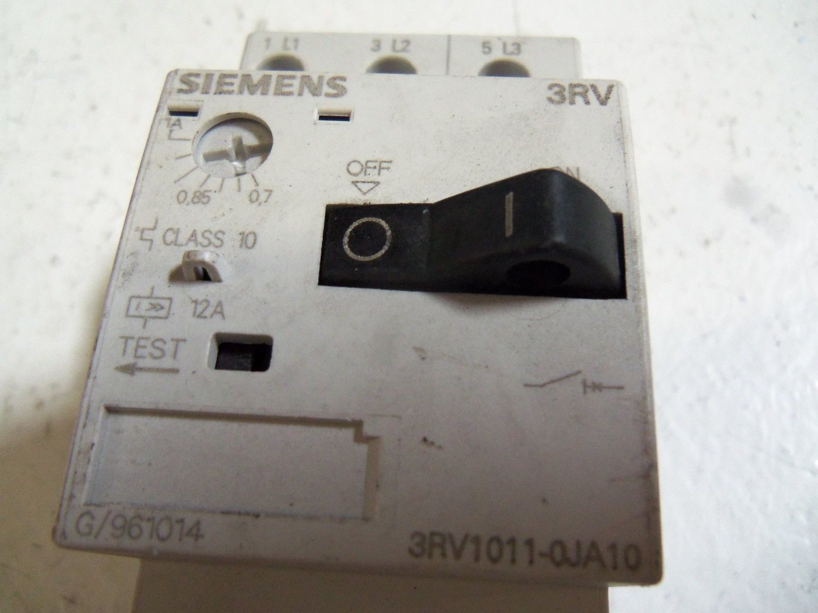SIEMENS SIRIUS 3RV1011-0JA10 MANUAL MOTOR STARTER UNMP