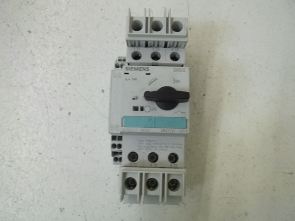 SIEMENS 3RV1721-1JD10 CIRCUIT BREAKER UNMP