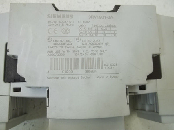 SIEMENS 3RV1721-1JD10 CIRCUIT BREAKER UNMP