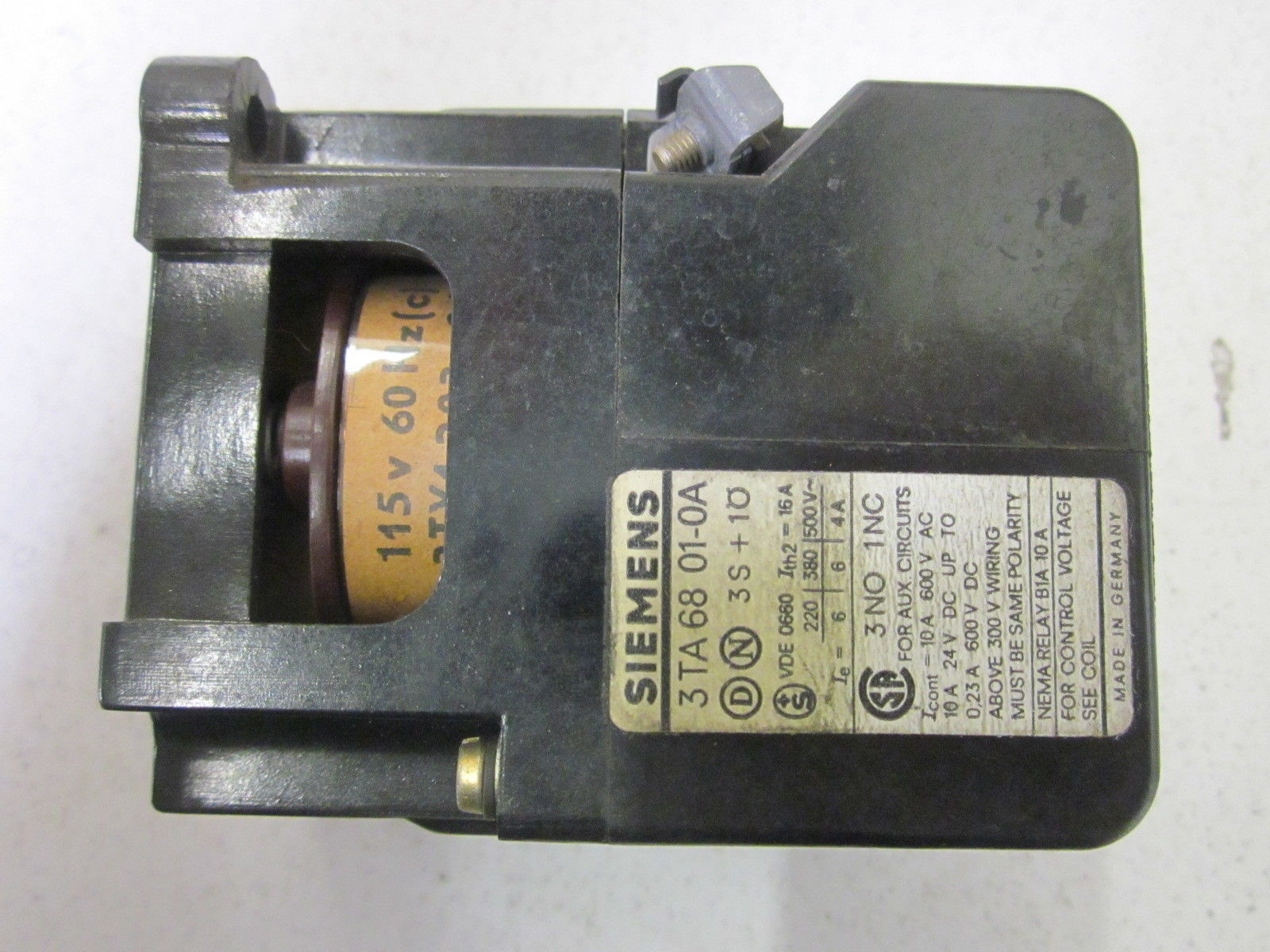 SIEMENS 3TA6801-0A 115V NSNP