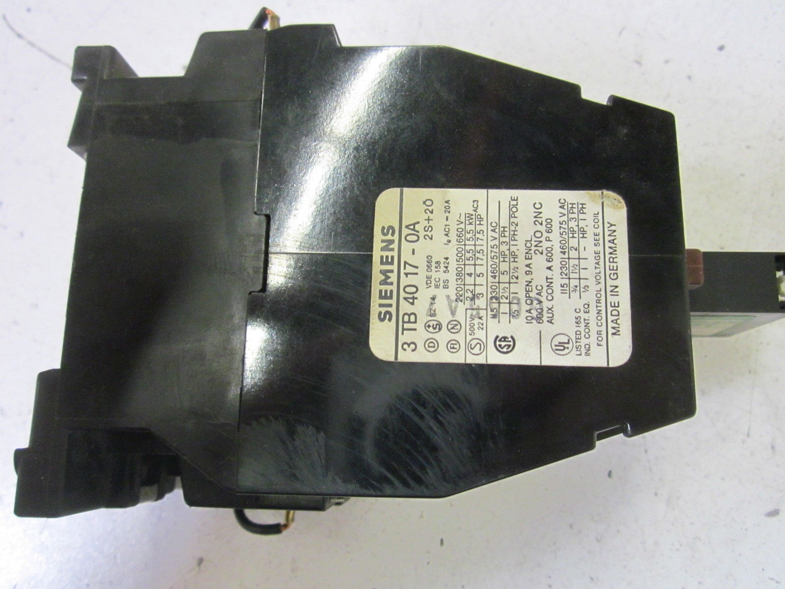 SIEMENS 3TB4017-0A 50V UNMP