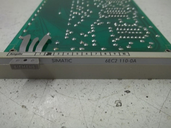 SIEMENS 6EC2 110-0A PC BOARD UNMP
