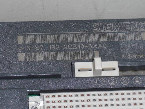 SIEMENS 6ES7-193-0CB10-0XA0 TERMINAL BLOCK UNMP