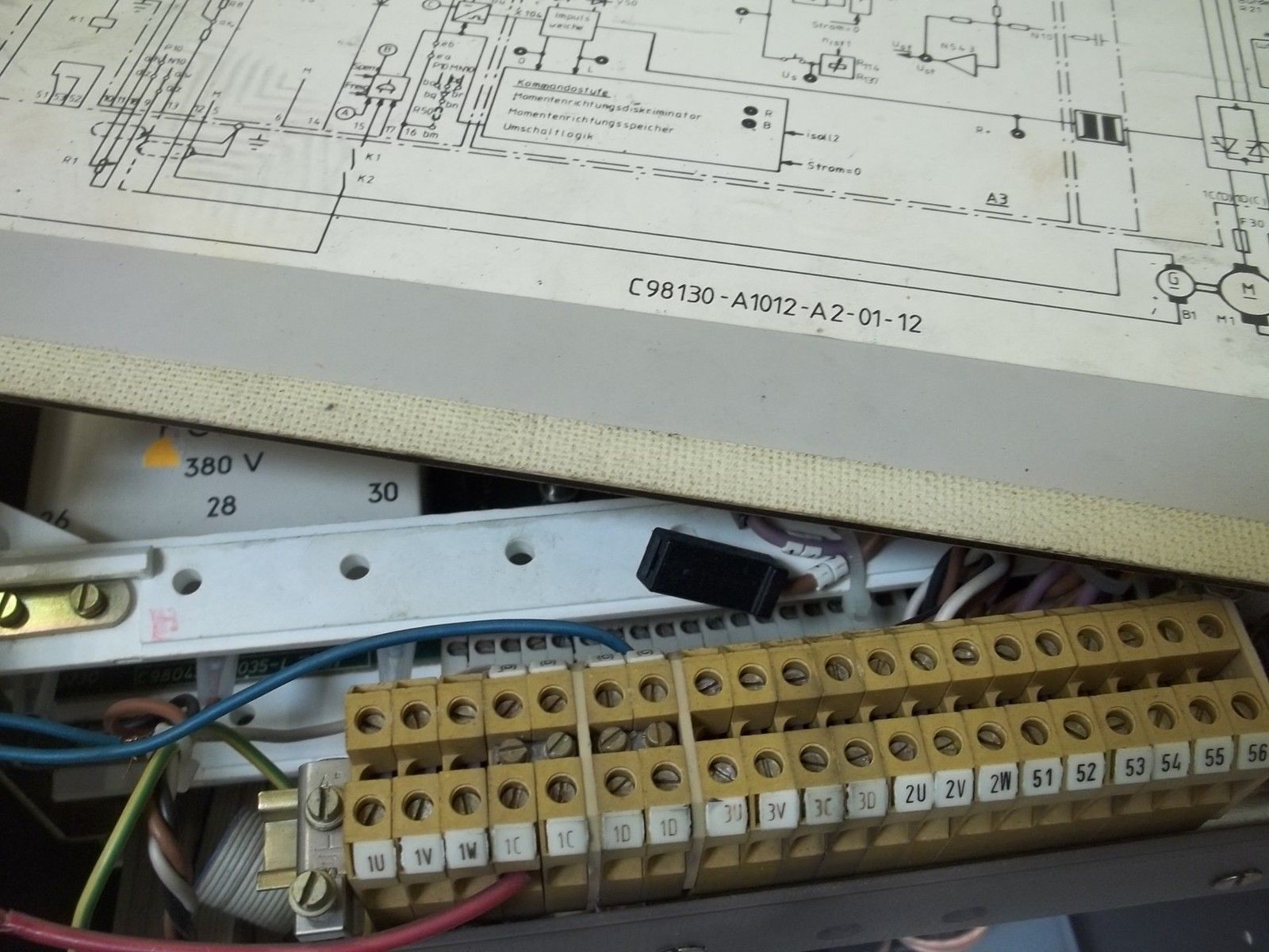 SIEMENS 6RA2116-6DV66-0 SIMOREG DRIVE CONTROL UNMP