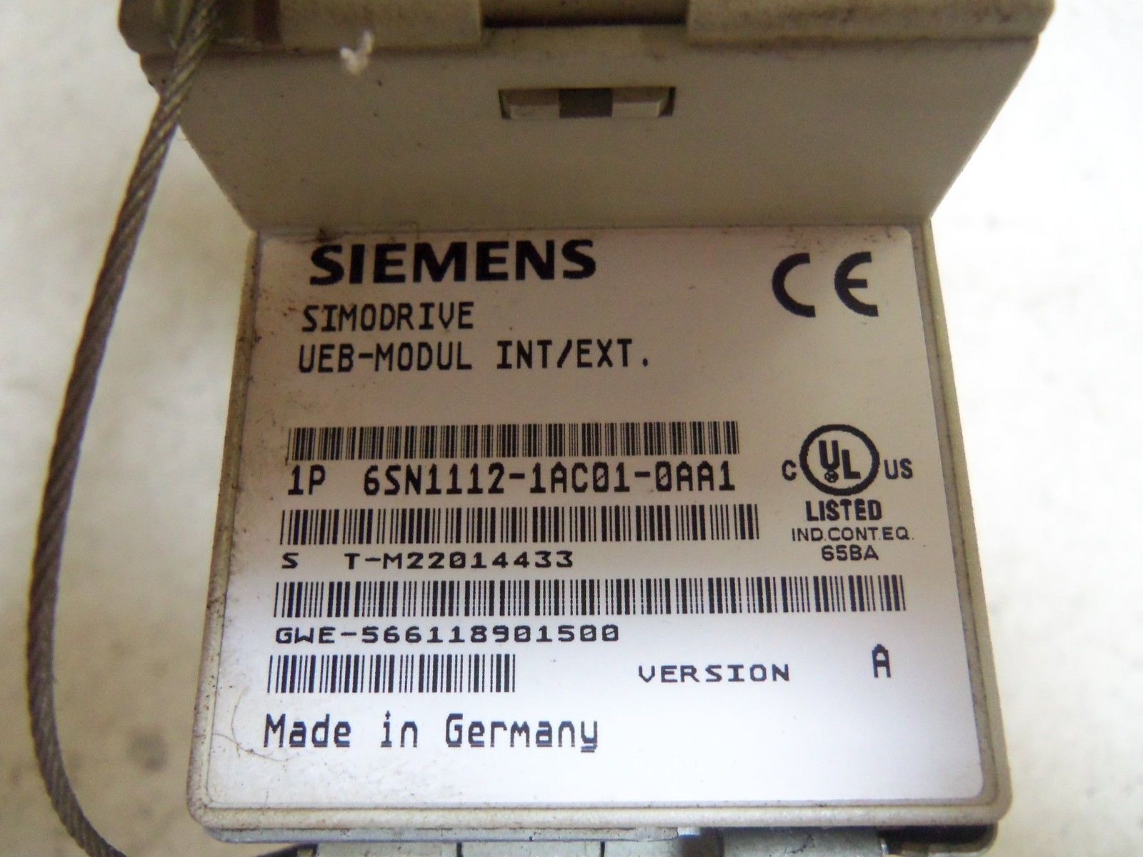 SIEMENS 6SN1112-1AC01-0AA1 (AS PICTURED)  UNMP