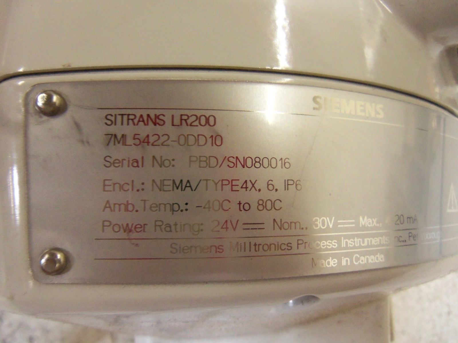 SIEMENS 7ML54220DD10 SENSOR UNMP