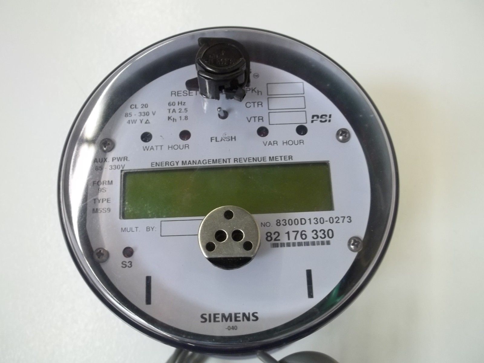 SIEMENS 8300D130-0273 ENERGY MANAGEMENT REVENUE METER UNMP