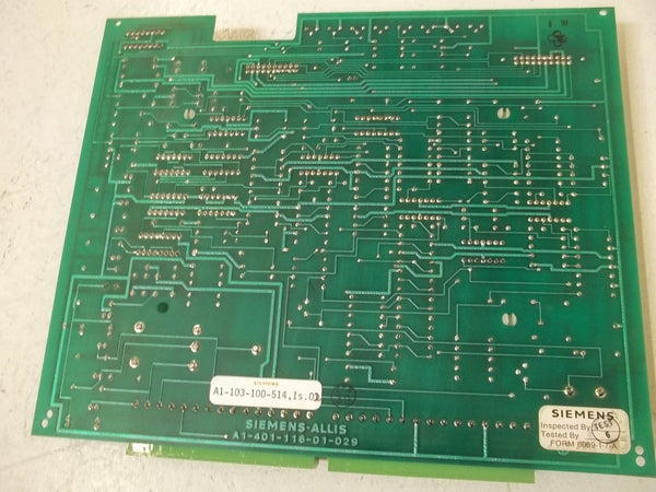SIEMENS A1-103-100-514 PC BOARD INTERFACE NSNP
