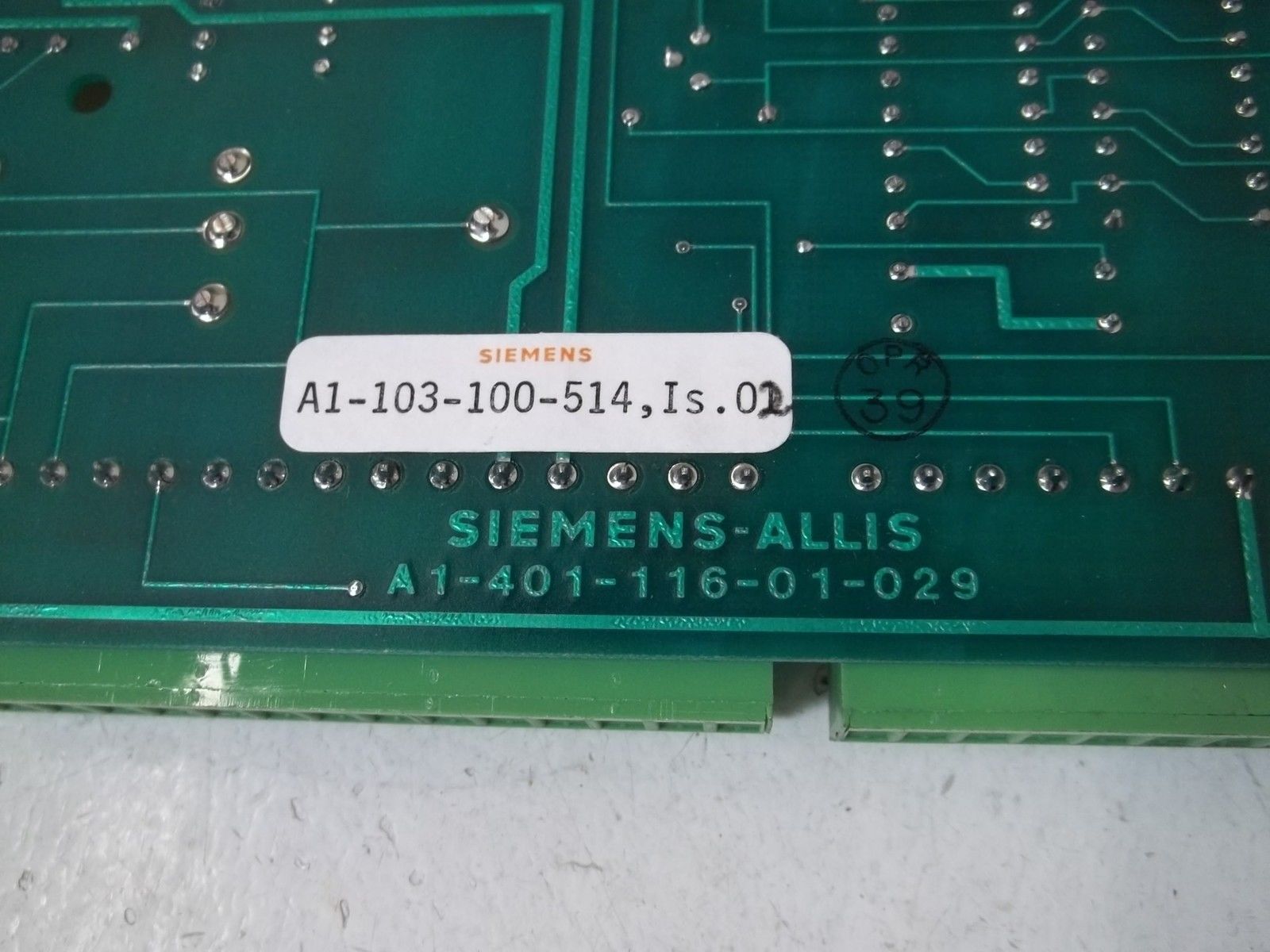 SIEMENS A1-103-100-514 PC BOARD INTERFACE NSNP