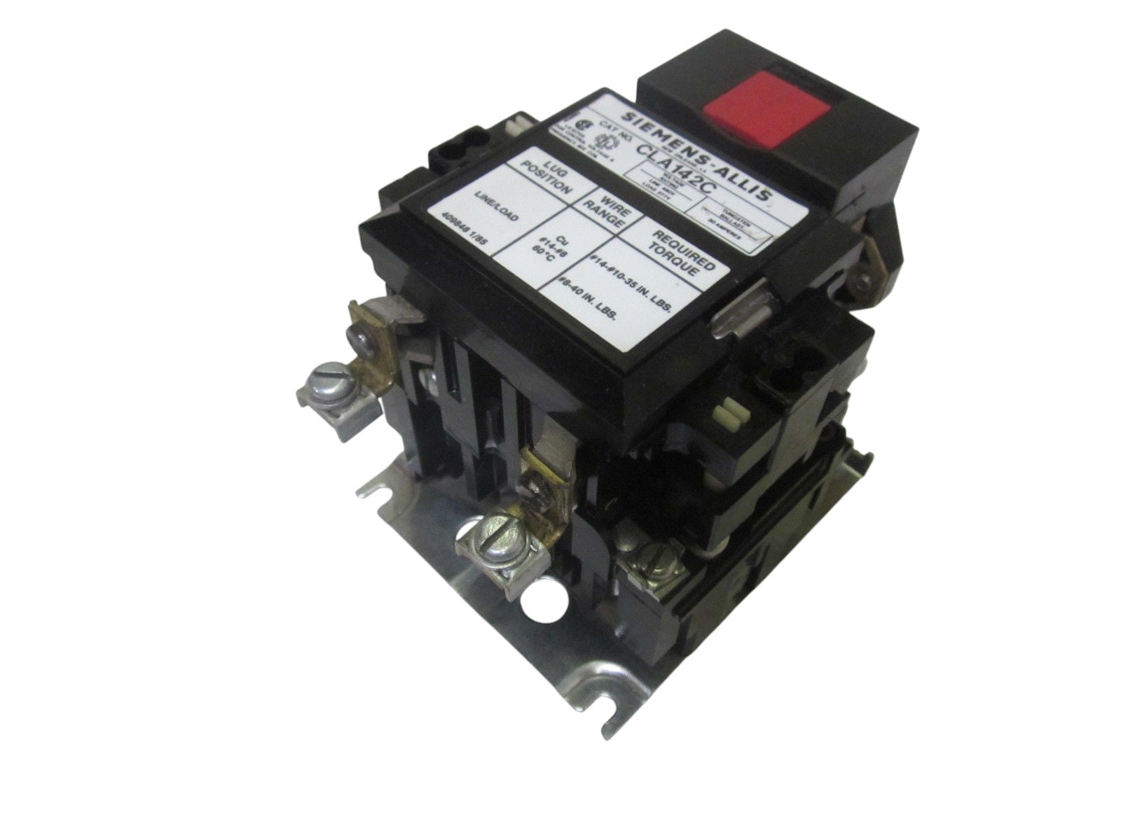 SIEMENS CLA142C LIGHTING CONTACTOR  UNMP
