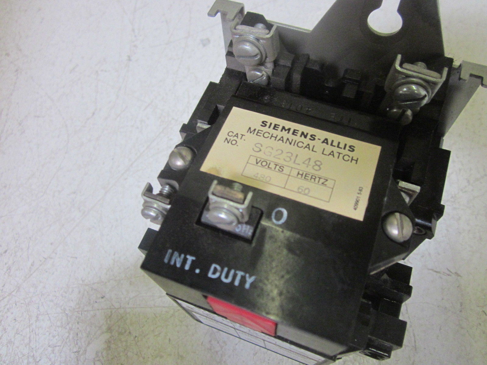 SIEMENS CLA142C LIGHTING CONTACTOR  UNMP