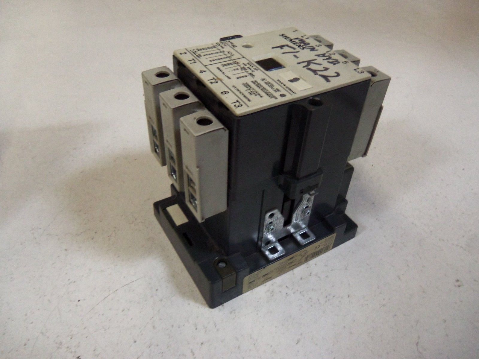 SIEMENS CONTACTOR 3TF4822-0AK6 AS IS