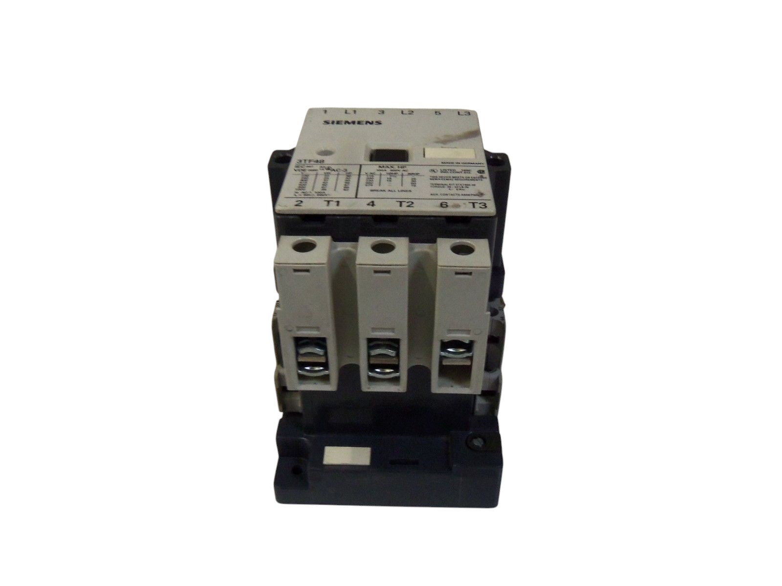 SIEMENS CONTACTOR 3TF4822-0AJ2 UNMP