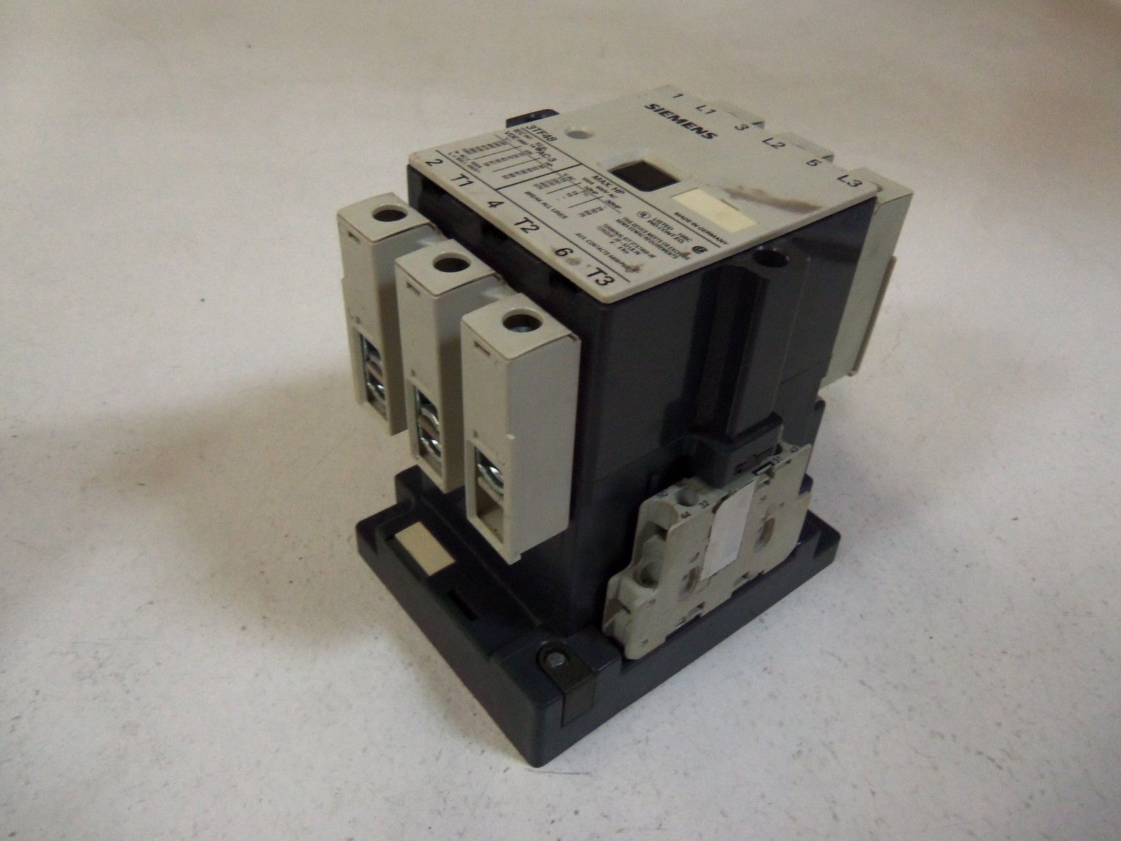 SIEMENS CONTACTOR 3TF4822-0AJ2 UNMP