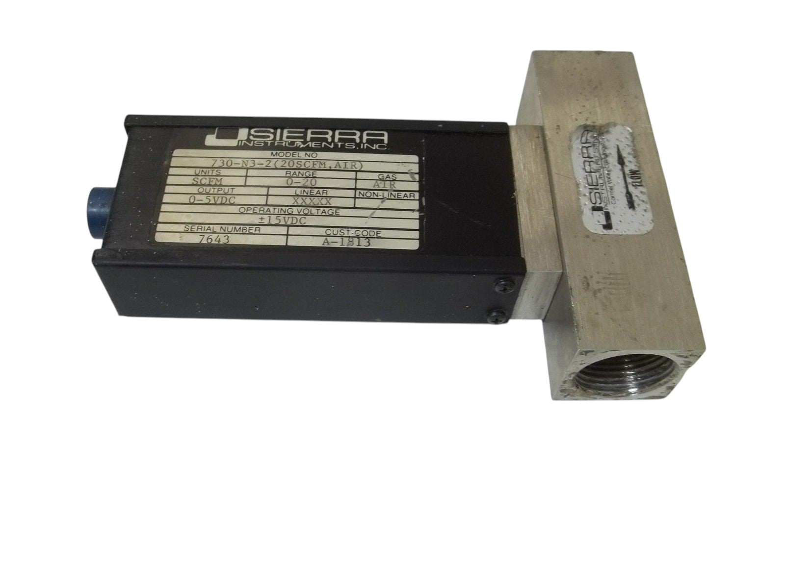 SIERRA 730-N3-2 FLOW METER (AS PICTURED) UNMP