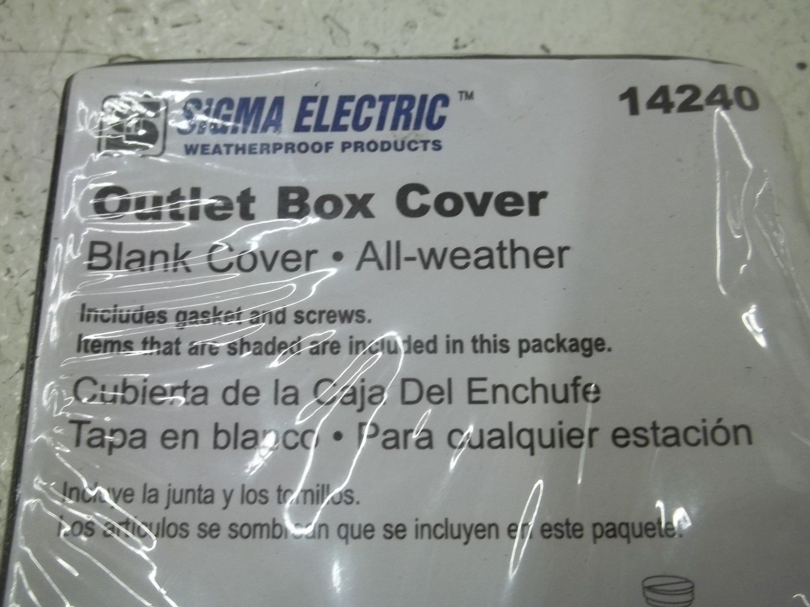 SIGMA 14240 OUTLET BOX COVER NSMP