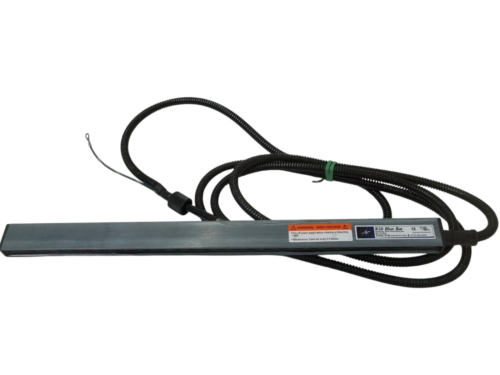 SIMCO R50 BLUE BAR 17 1/2"  SHOCKLESS STATIC NEUTRALIZING BAR  UNMP