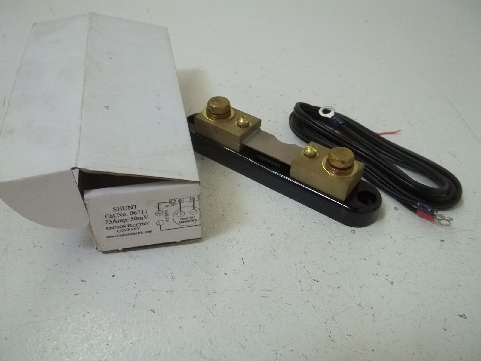 SIMPSON ELECTRIC COMPANY 06711 SHUNT 75AMP, 50MV NSMP