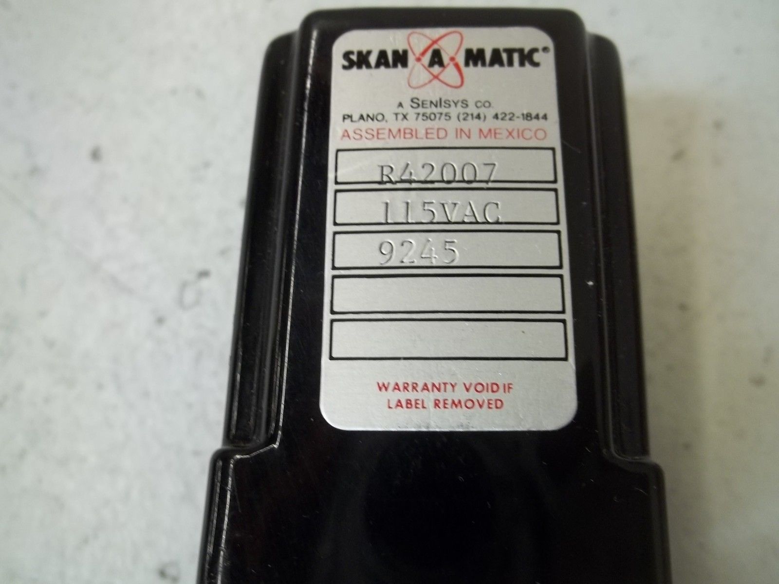 SKAN-A-MATIC R42007 AMPLIFIER LED MODULATING  RELAY 115VAC UNMP