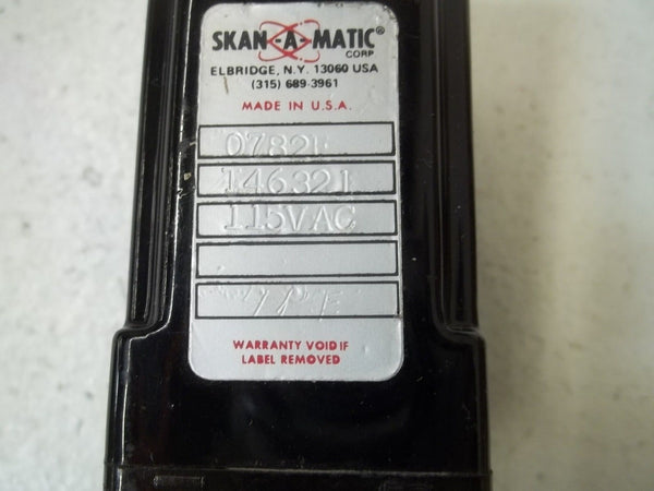 SKAN-A-MATIC T46321 RELAY 115VAC UNMP