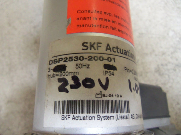 SKF ACTUATION DSP2530-200-01 LINEAR MOTION UNMP