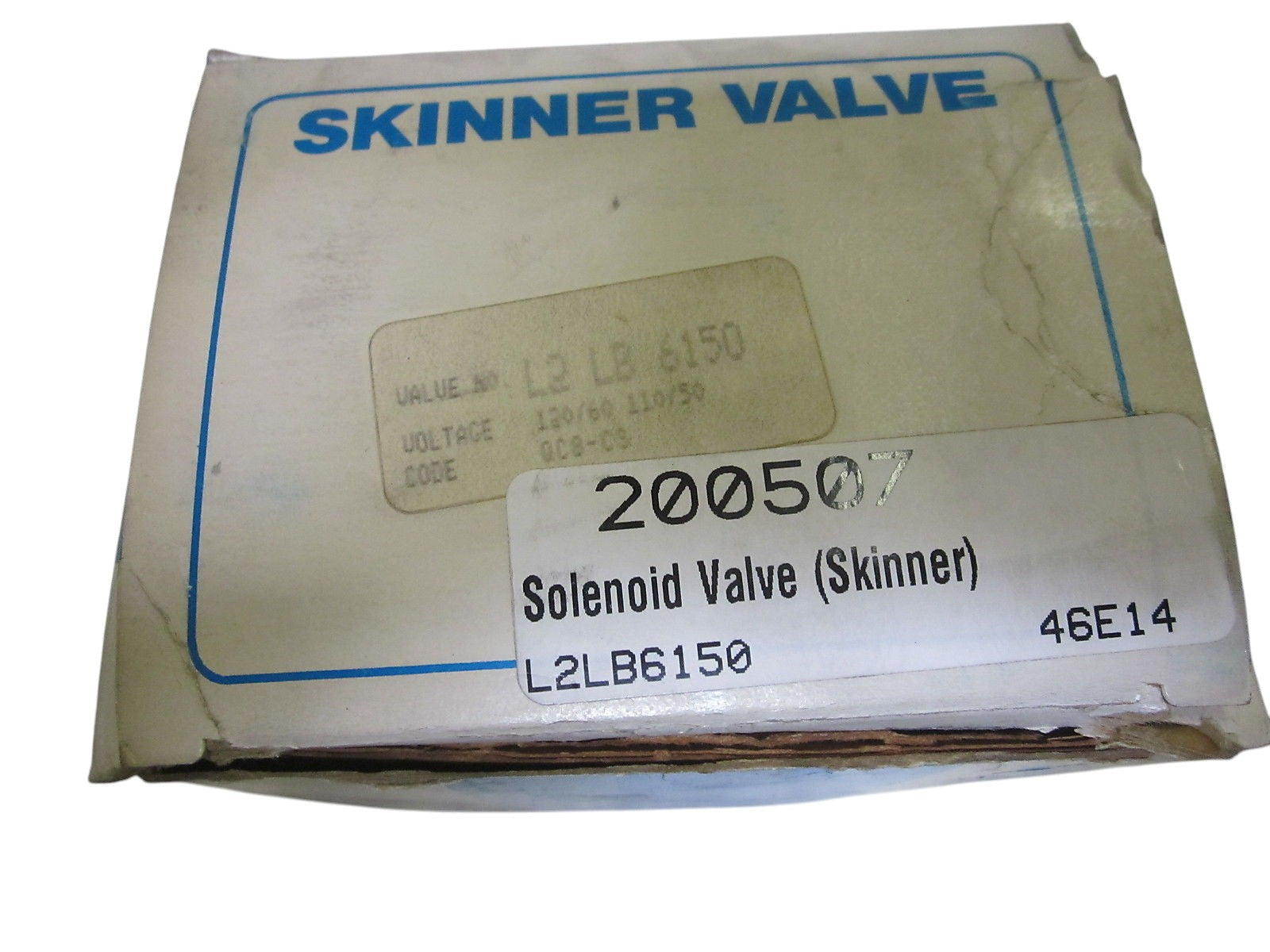 SKINNER L2LB6150 SOLENOID VALVE 110-120V NSMP