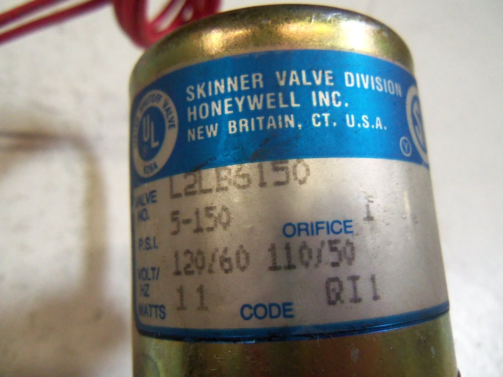 SKINNER VALVE L2LB6150 SOLENOID VALVE UNMP