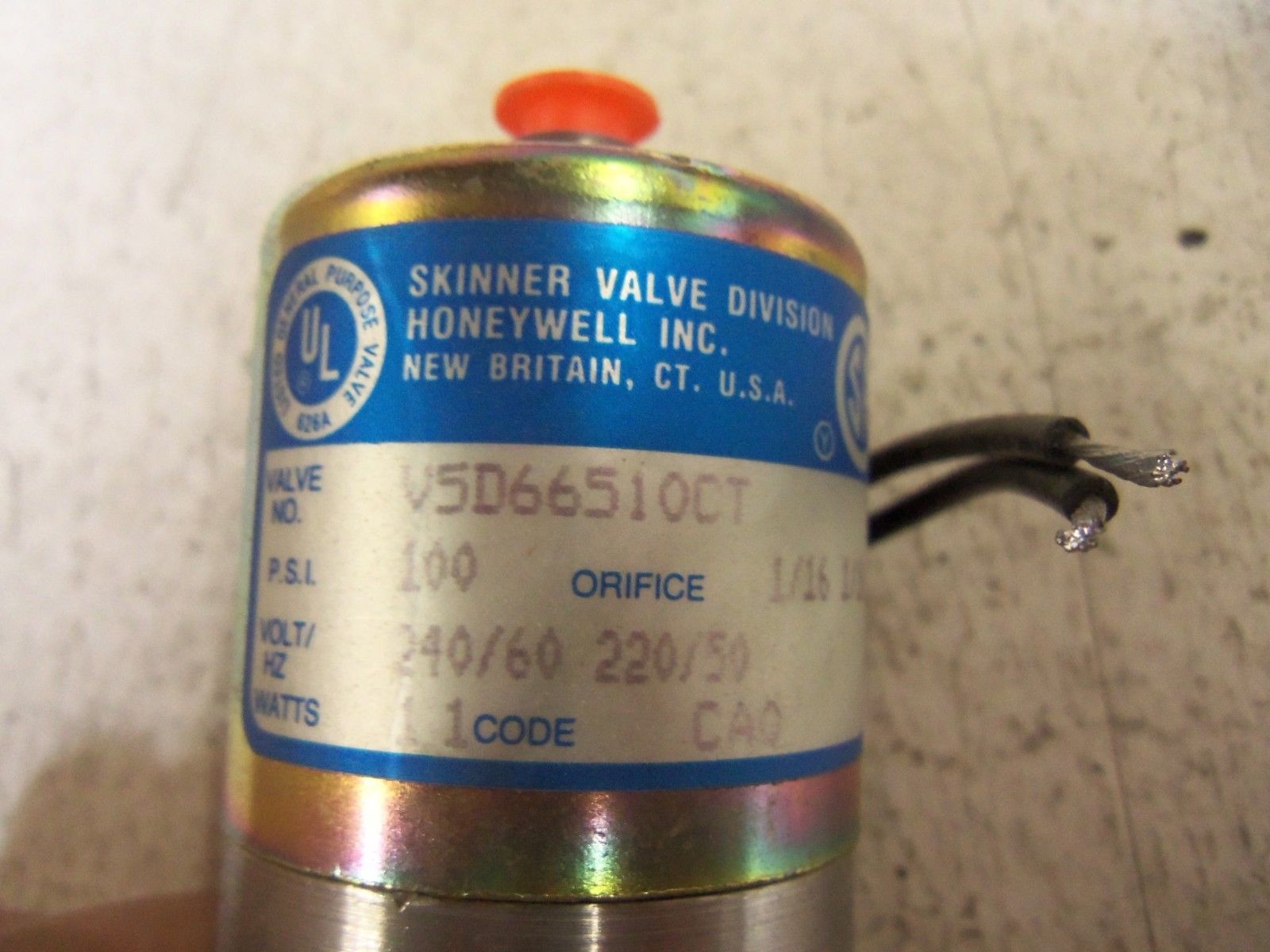 SKINNER VALVE V5D66510 NSMP