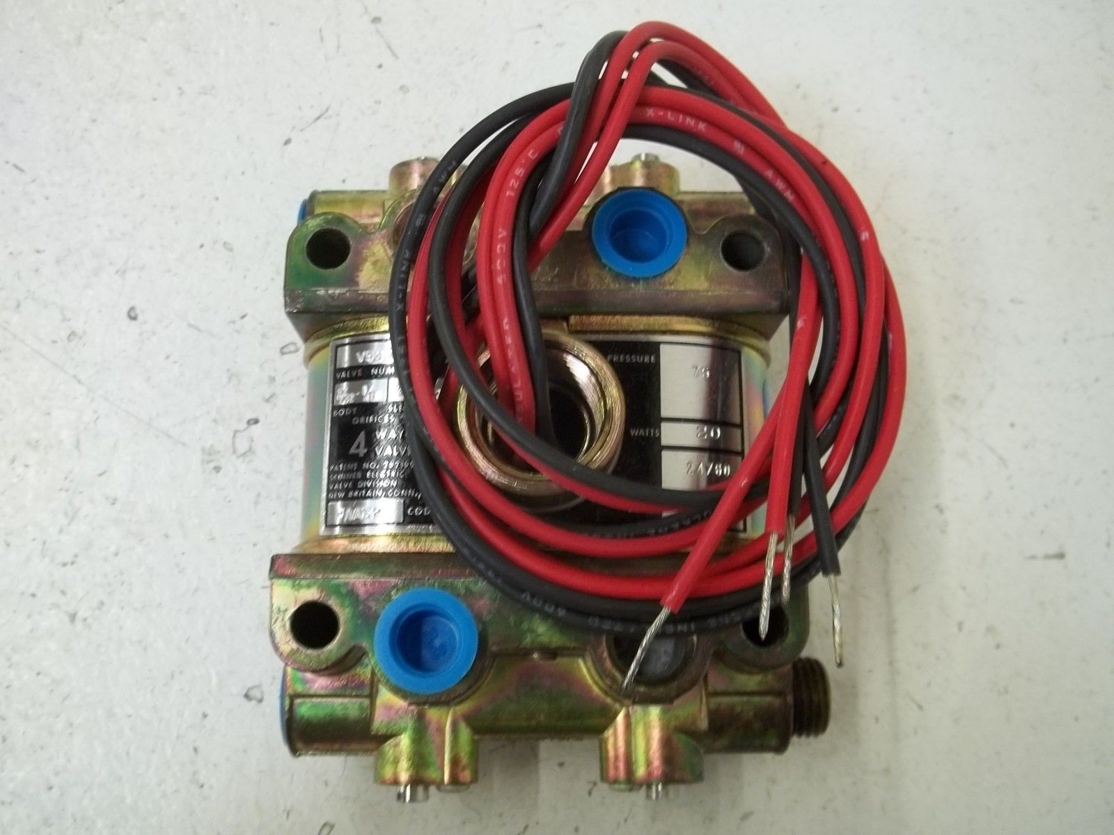 SKINNER VALVE V935LEF2075 SOLENOID VALVE 24V NSMP