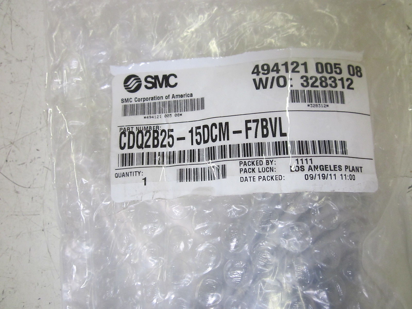 SMC CDQ2B25-15DCM-F7VBL PNEUMATIC CYLINDER  NSMP