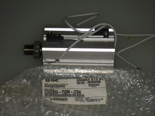 SMC CYLINDER CDQ2B50-75DM-J79W *NEW*