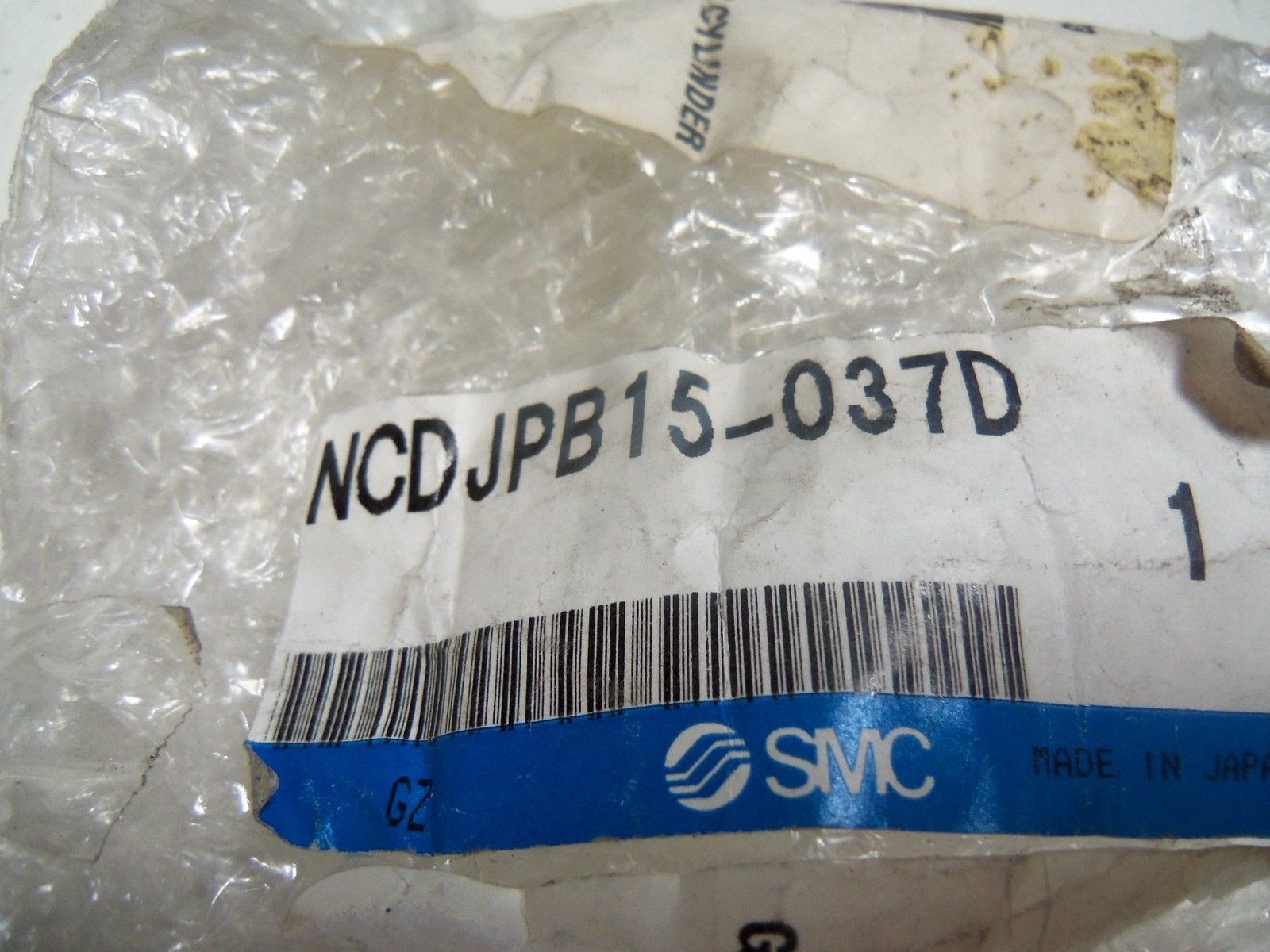 SMC NCDJPB15-037D DOUBLE ACTING PNEUMATIC CYLINDER NSNP