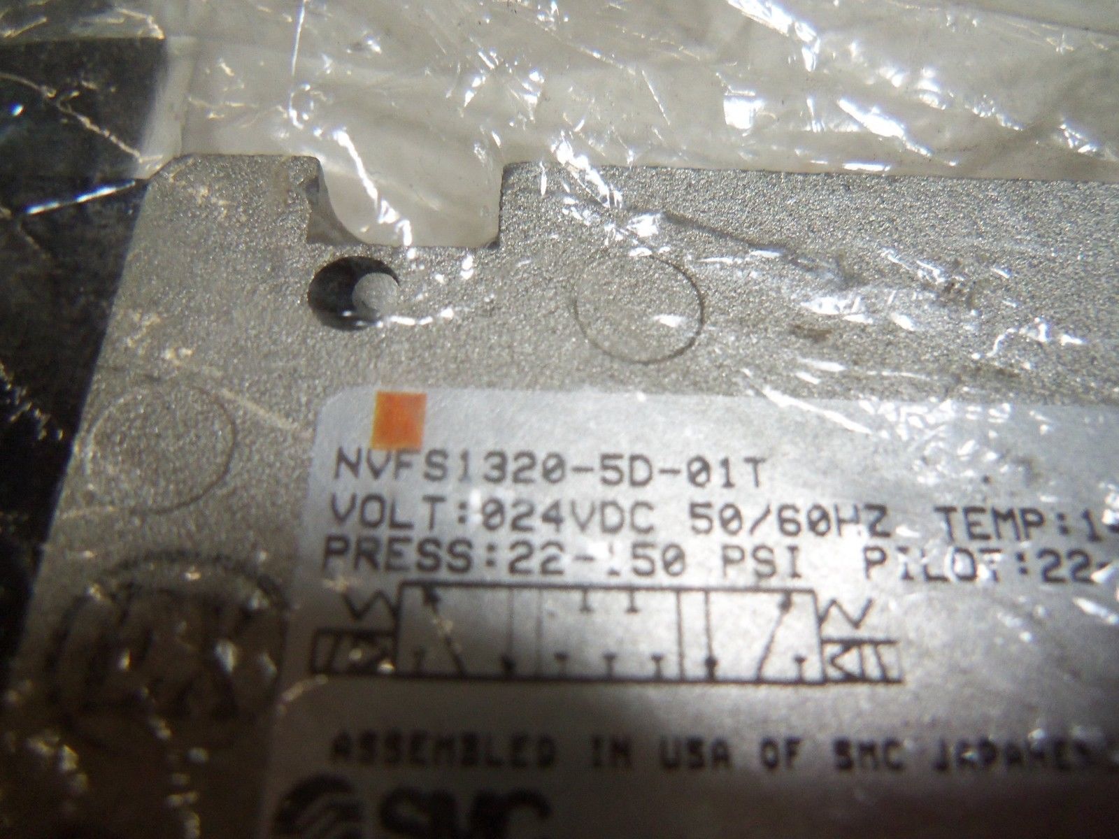 SMC NVFS1320-5D-01T SOLENOID VALVE UNMP