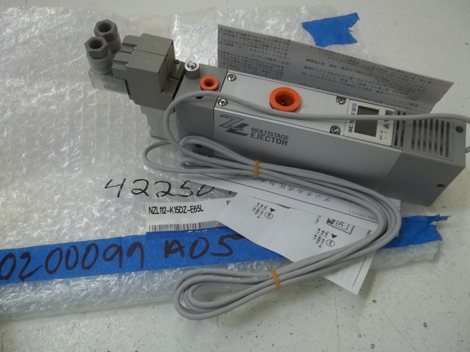 SMC NZL112-K15DZ-E65L MULTI-STAGE VACUUM EJECT. NSNP