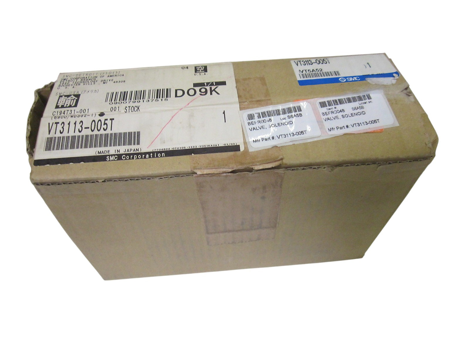 SMC VT3113-005T SOLENOID VALVE  NSMP