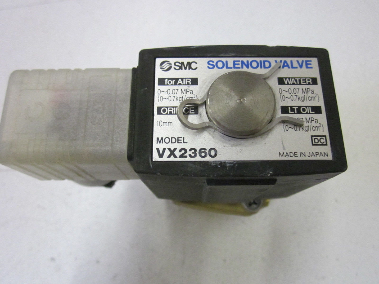 SMC VX2360 SOLENOID VALVE UNMP