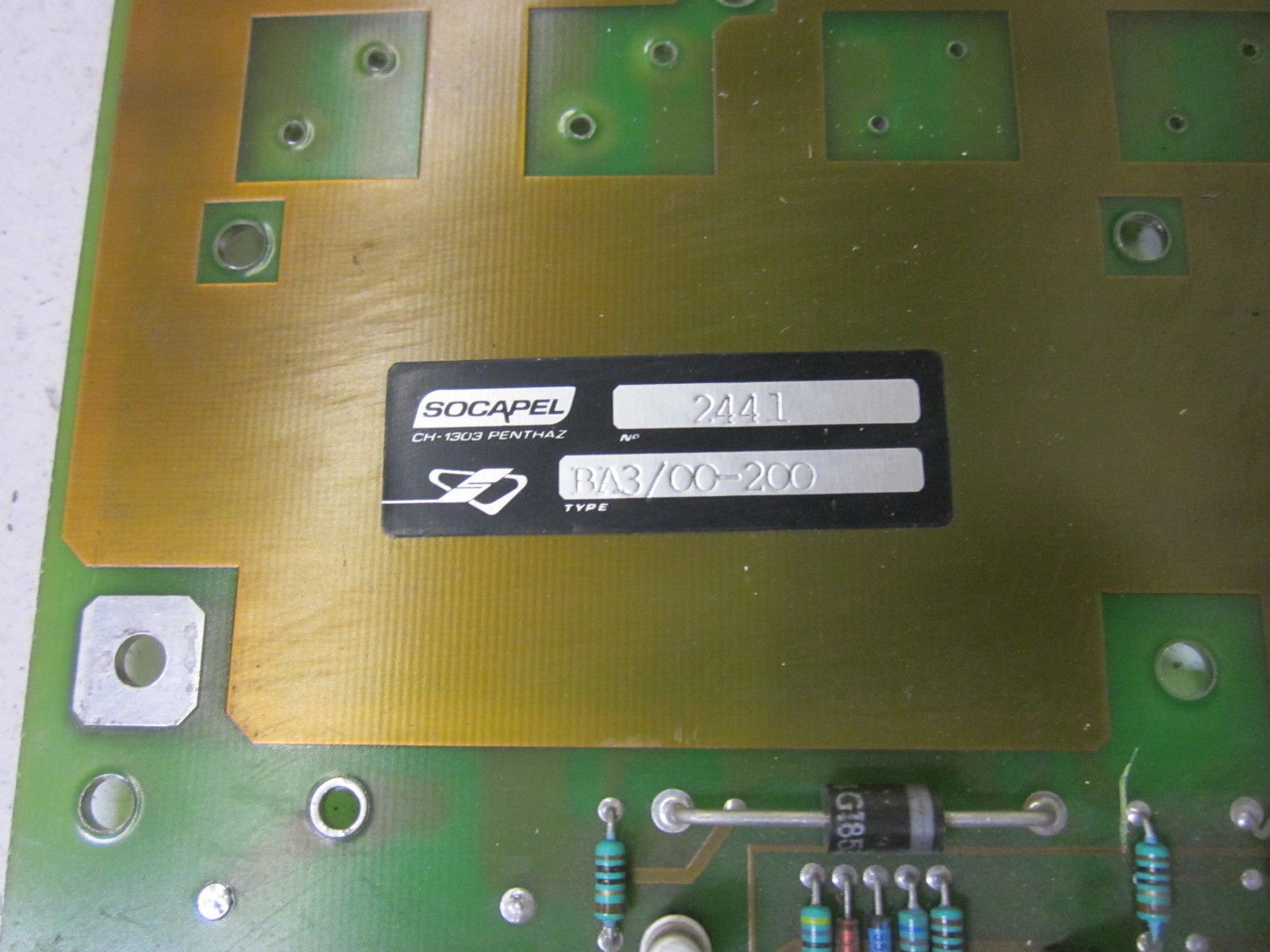 SOCAPEL BA3/00-200 UNMP