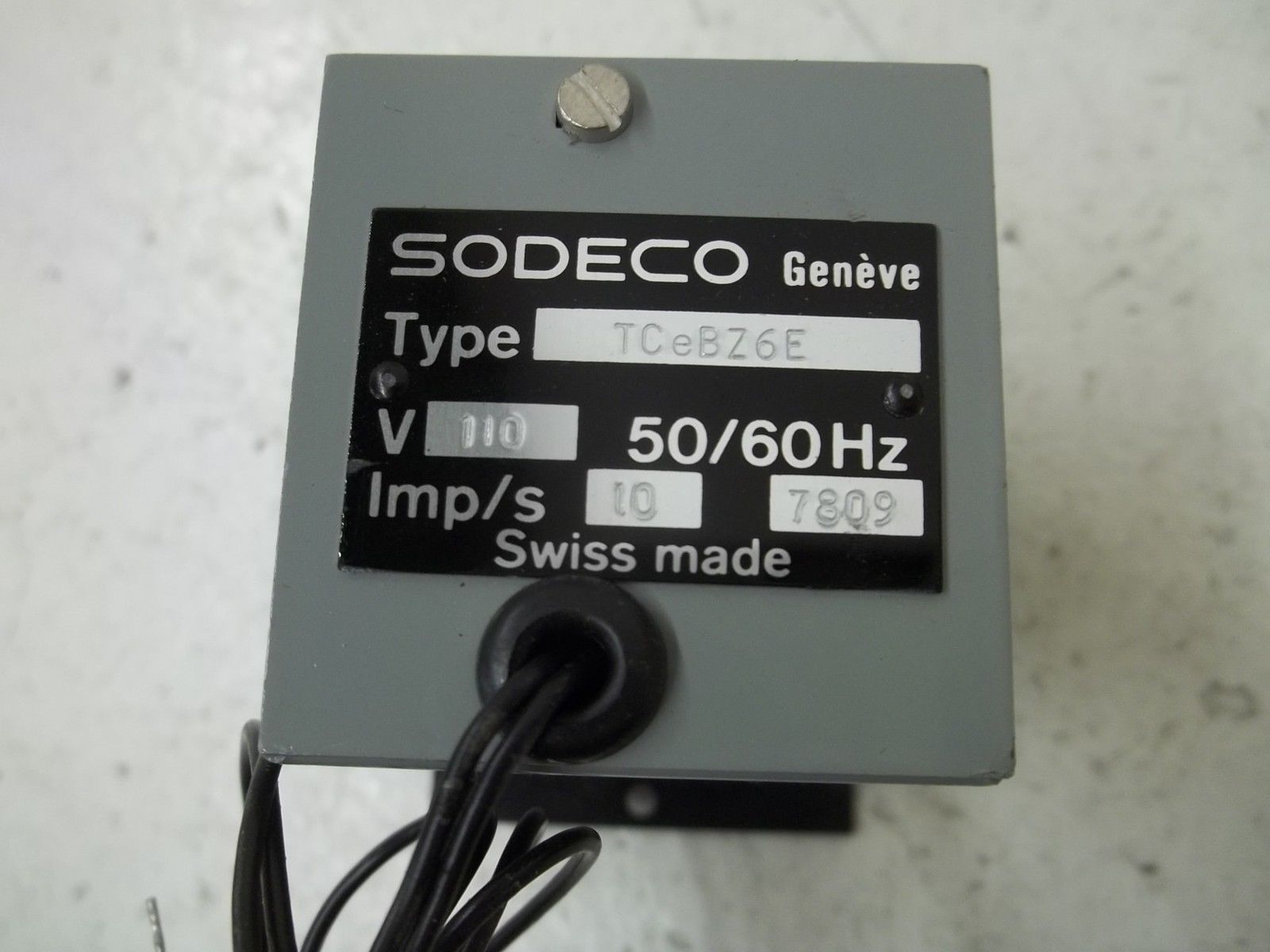 SODECO TCEBZ6E 4-DIGIT COUNTER UNMP