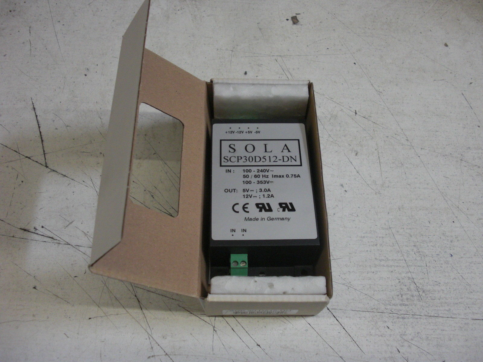 SOLA SCP30D512-DN POWER SUPPLY *NEW IN BOX*