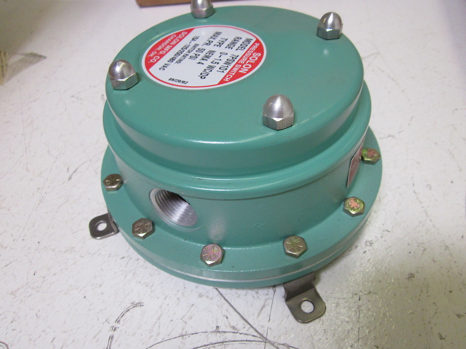 SOLON 7PSW1D1 PRESSURE SWITCH 15A 125/250/480VAC 50PSI NSMP