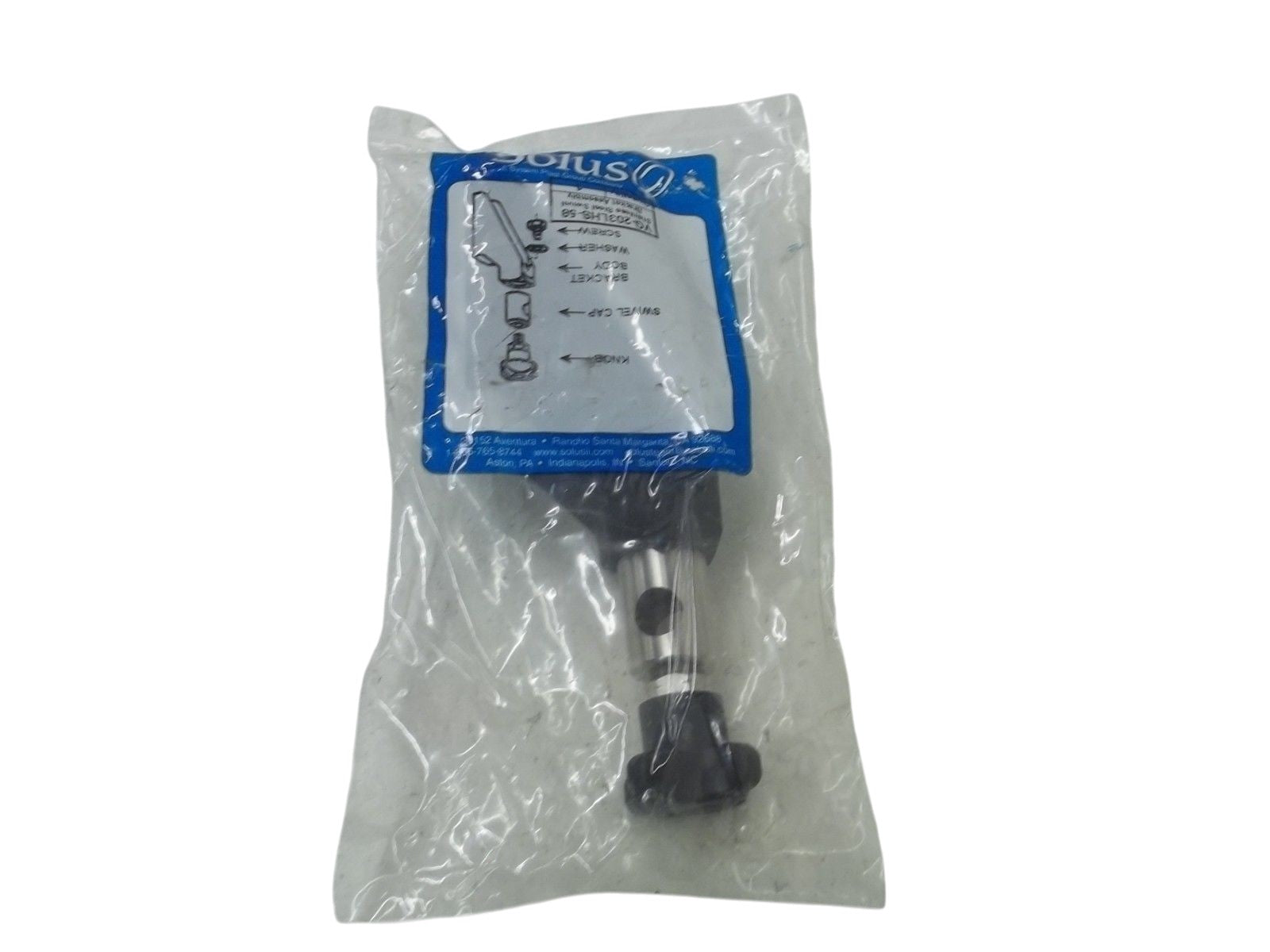 SOLUS VG-203LHS-58 STAINLESS STEEL SWIVEL BRACKET ASSM.NSNP IN  A FACTORY BAG
