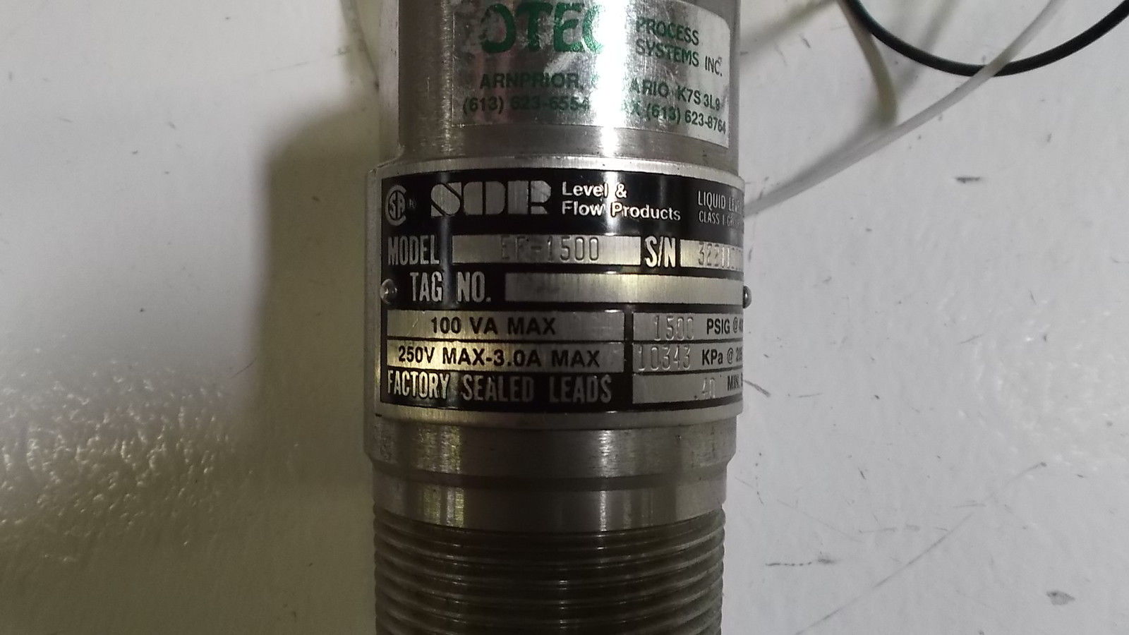 SOR LEVEL FLOW PRODUCTION EF-1500 NSNP