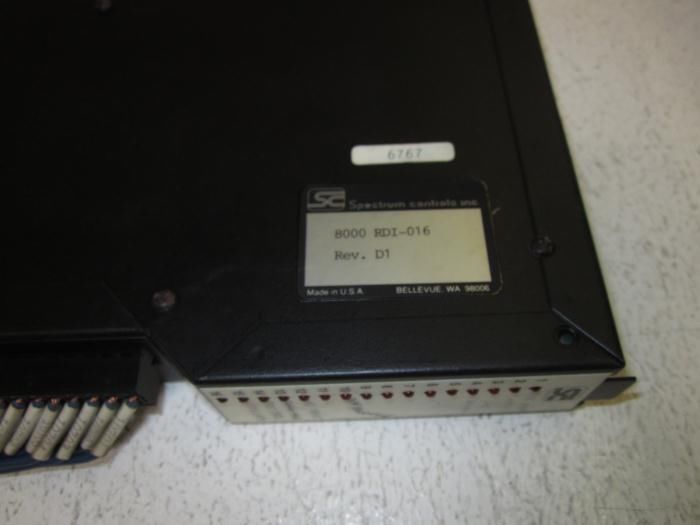 SPECTRUM CONTROLS  8000 RDI-016 REV.D1 UNMP