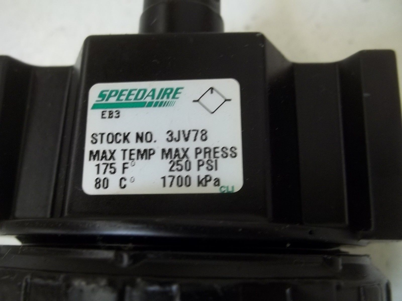 SPEEDAIRE 3JV78 PNEUMATIC FILTER UNMP