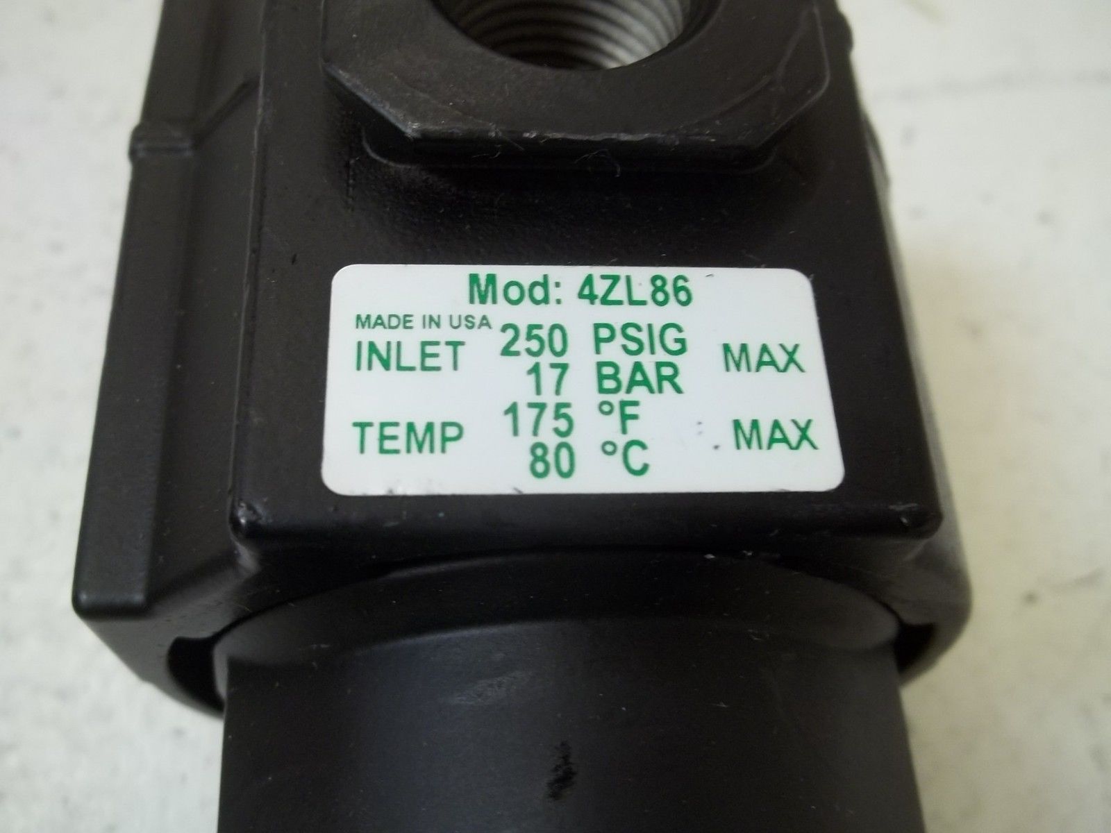 SPEEDAIRE 4ZL86 MIST LUBRICATOR UNMP